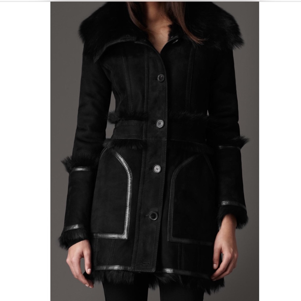 Authentic Burberry London shearling jacket